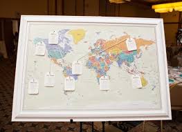 Map Seating Chart For Weddings Creative Wedding Seating Charts