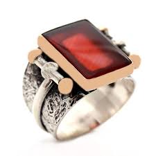 Akik Tasli Otantik El Isciligi 925 Ayar Gumus Erkek Yuzugu Rings For Men Men S Rings Stone Rings