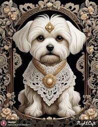 Sitting Spaniel Graphite