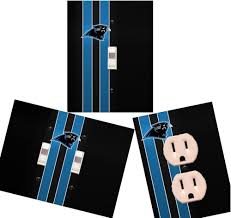 Carolina Panthers Light Switch Wall Plate Custom Covers Man Cave Room Decor Man Cave Room Boys Room Man Cave Husband Man Cave