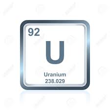 It reacts with hydrochloric and nitric acids, but other acids attack the element very slowly. Symbol Of Chemical Element Uranium As Seen On The Periodic Table Royalty Free Cliparts Vectors And Stock Illustration Image 80538174