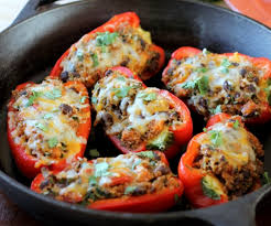 Black Bean Sweet Potato Quinoa Stuffed Bell Peppers Keeprecipes Your Universal Recipe Box