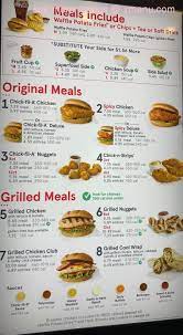 Each item contains roughly the same amount of calories (between 400 and 500) and high levels of protein and carbs. Online Menu Of Chick Fil A Restaurant Simi Valley California 93065 Zmenu