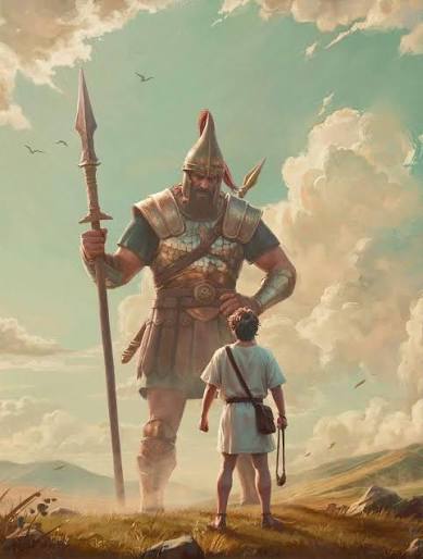 Reflecting on one of the most well known biblical character in the Bible. I  love reading about David. I love reading the scripture about David & Goliath.  Mighty are the deeds of