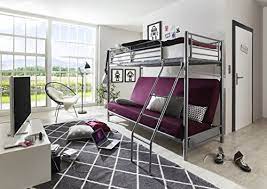 There are 111 stockbett for sale on etsy, and they cost $874.50 on average. Atlantic Home Collection Julia Hochbett Mit Klappsofa Metall Silber Liegeflache Oben 90 X 200 Cm Liegeflache Unten Ihr Hochbett Ein Ratgeber