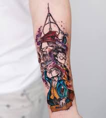 You do not have to opt for just any kind of harry potter tattoo. Harry Potter Tattoo Sleeve Ideas