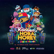 Official trailer konsert hora horey didi & friends didi & friends™ mempersembahkan konsert hora horey didi. Didi Friends Konsert Hora Horey At Sunway Velocity Mall Loopme Malaysia