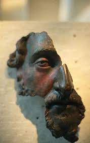 Bronze Fragment Of A Human Face By Carl Purcell Sculpture Greek Statues Roman Sculpture