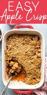 Easy Apple Crisp Recipe Recipe Easy Apple Crisp Recipe Apple Crisp Easy Apple Crisp Recipes
