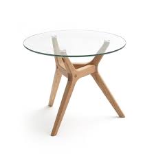 Glass coffee tables can be the perfect addition to any modern or contemporary living room. Maricielo Oak Glass Coffee Table Natural Oak Am Pm La Redoute