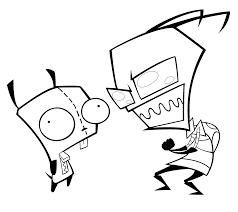 We have selected the best free invader zim coloring pages to print out and color. Invader Zim Coloring Pages