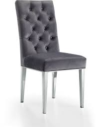 Juno Gray Dining Chair 732 Meridian Furniture Dining Chairs Dining Chairs Side Chairs Dining Parsons Dining Chairs