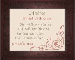 Andrea Name Blessings Personalized Cross Stitch Design From Joyful Expressions Cross Stitch Personalized Cross Cross Stitch Designs