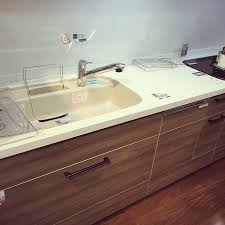 キッチン オプションで食洗機 よごれんフード lixilのシステムキッチン アレスタ 人造大理石トップ などのインテリア実例 2016 07 15 09 51 31 roomclip ルームクリップ システムキッチン アレスタ lixil アレスタ