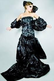 Trash Bag Dress Recycled Dress Trash Bag Dress Art Dress