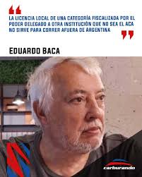 🗣 El integrante de la Comisión Directiva del ACA señaló, en Carburando en  vivo, que la única entidad que está autorizada a dar licencias  internacionales el ACA a través de la CDA.