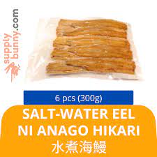Salt-water Eel Ni Anago Hikari 6 PC (300g) 水煮海鰻 Belut Laut Rebus | Lazada