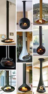 Hanging fireplace fireplace ideas fireplace design monochromatic color scheme design movements glass dining table different shapes color schemes improve yourself. Ceiling Mounted Fireplaces 9 Coolest Ceiling Fireplace Designs Captivatist