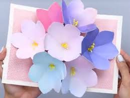 Homemade Mother S Day Card To Give To Your Mom Pop Up Flower Cards Flower Cards Cards Handmade