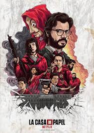 Money Heist Wall Art Poster No Frame Nel 2020 Case Di Carta Poster Con Illustrazioni Casa Di Carta