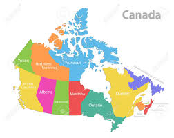 Canada independent country in north america detailed profile, population and facts. Canada Map Administrative Division Separate Individual States Royalty Free Cliparts Vectors And Stock Illustration Image 134712131