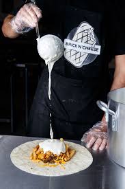 Divide fish, slaw and avocado evenly among warmed tortillas. With Brick N Cheese The French Taco Arrives In Vancouver Stir