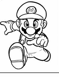 Dogs love to chew on bones, run and fetch balls, and find more time to play! Super Mario Free Coloring Print