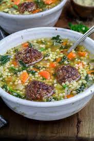 Vegan Italian Wedding Soup Recipe Vegan Soup Recipes Vegetarian Recipes Easy Vegetarian Italian