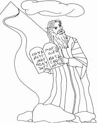 Ten commandments coloring pages are a fun way for kids of all ages to develop creativity, focus, motor skills and color recognition. God Give Moses Stone Tablet About Ten Commandments Coloring Page Coloring Sun