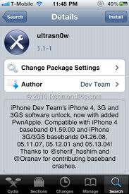 Jailbreak any iphone, ipod touch or ipad; Unlock Ios 4 0 2 With Ultrasn0w How To Guide Redmond Pie