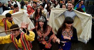 Section the algerian old civilization today is not known young people and alrjalilpson the same clothes, and on either end, his clothes were alakechbi, and albernos as prevailing at that time as well as find the turban, alguendorp. Berbers Mark New Year In Algeria Welcoming 2968 Daily Sabah