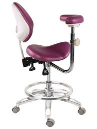 saddle chair style dental assistant stool with swing armrest saddle chair chair dental assistant