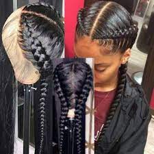 Full Lace French Braids Wig Dutch Braids Braided Custom Wig Braided Wig Jumbo Braids Hair Styles Weave Hairstyles Braided Braids With Extensions