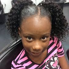 Perfect for a little girl, the even length dark hairstyle with side swept front bangs has a graceful look. Black Girls Hairstyles And Haircuts 40 Cool Ideas For Black Coils