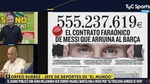 Se filtra contrato de messi. El Descargo Del Diario El Mundo Tras Filtrar El Contrato De Messi Tyc Sports