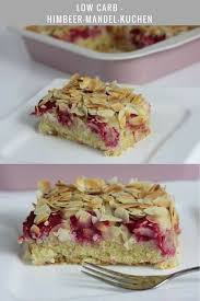 Beerig Lecker Und Ideal Fur Die Kohlenhydratreduzierte Ernahrung Mein Low Carb Himbeer Mandel Kuchen Lowcarb Healt Lecker Einfacher Nachtisch Mandelkuchen