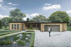 Invoking a true sense of family living, new american house plans are welcoming, warm, and open. Truoba Class 116 Modern Style House Plans House Plans Modern House Plan
