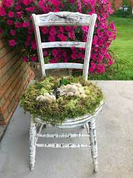 moss chair moss covered chair garden chair vintage etsy in 2021 diy garden furniture vintage patio garden chairs