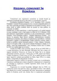 Că este aşa, o recunoşteau în presa anilor ʹ20 până şi simpatizanţii de stânga. Referat Regimul Comunist Din Romania 330281 Graduo