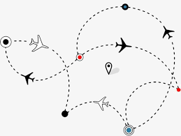 Schematic Diagram Of The Dotted Line Line Clipart Traffic Aviation Png Transparent Clipart Image And Psd File For Free Download Diy Travel Journal World Map Wallpaper Travel Doodles