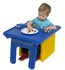 Edutray Feeding Tray Cube Chair Kids Table Chair Set Toddler Table