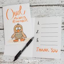 I'm getting a little obsessed with making bingo games for holidays (and birthdays are holidays right?). Thank You Note For Teacher Appreciation Owl Free Printable Ideas For The Home