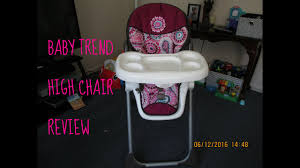 Baby Trend Sit Right High Chair Review Youtube