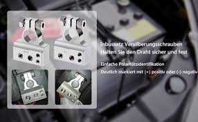 The acdb24r is one of the safest automotive batteries on the market. Esynic 4 8 Gauge Awg Car Battery Terminals Positive And Negative Battery Terminal Connector With Cover 1 Pair Sliver Amazon De Electronics Photo