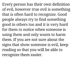 Pin By Reginald Paige On Evil Person Evil Person Definition Of Evil Good People