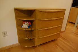 (as you see in video above) but is mainly there to square up attach crown molding sides. Mid Century Modern Built In Dresser With Side Shelves Laurie Mckichan Fine Furniture Designer Maker
