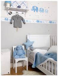 Elefanten Boys Blau Grau Kinder Zimmer Jungenzimmer Kinderzimmer Junge