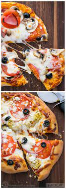The Best Homemade Individual Pizzas Greek And Supreme Versions Sponsored Natashaskitchen Food Recipes Cooking Recipes