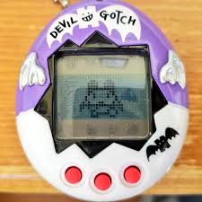 Snivytchi 🏳️‍🌈 on X: Tamagotchi Devil and Angel Update! My Devilgotchi  has finally made it to adulthood, turning into the devilish Devil Mametchi!  Meanwhile, Chestnut Angel has grown, presumably through mitosis, into