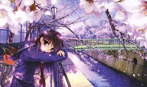Cherry blossom temple beautiful sakura tree japanese sakura temple sakura mural anime temple sakura bloom kyoto temple sakura kyoto japan kiyomizu temple anime temple girl. 142 Anime Cherry Blossom